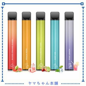 電子タバコ 使い捨て 5本セット VAPE 10000回吸引可能 爆煙 大容量 水蒸気タバコ 禁煙グッズ ニコチンゼロ タールゼロ リキッド メンテナ