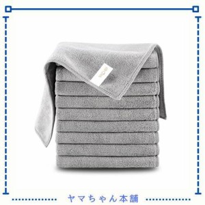 VKCHEF マイクロファイバークロス ふきん 厚手 強力吸水 速乾 クリーニングタオル キッチンタオル 業務用 ぞうきん 洗車 雑巾 食器 窓鏡 