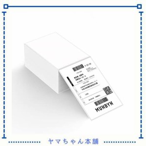 MUNBYN 業務用ラベル 感熱ラベルシール ラベルシール A6サイズ相当ラベル サーマルラベルシール FBAラベル プリンターラベル 感熱 100×1