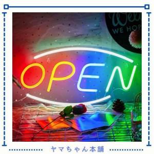 OPENネオンサインLED オープン看板ネオンサイン、店舗の装飾、レストラン、喫茶店、居酒屋、バーUSB/スイッチ（42.5cm？22cm）