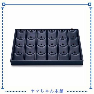 Woodten ジュエリー トレイ、ラージ レザー トレイ、レザー トレイ、ファイン ジュエリー トレイ、トレイ、大容量ネックレス トレイ、ジ