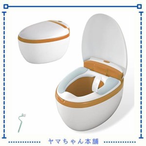 X XUNTAO【新設計 子供シミュレーション おまる】トイレトレーニング ベビートイレ 子供用便座 子供用トイレ 補助便座 携帯トイレ 滑り止