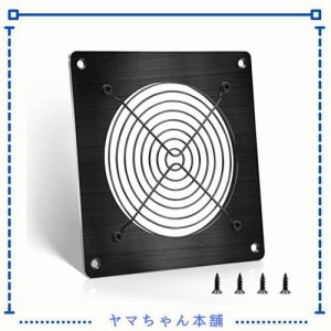 Raonlla ファンガード 120mm アルミ製 12cm USBファン PC ケースファン など用 換気グリル (シングルホール)