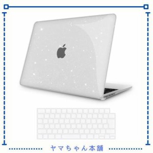 【M2 チップ搭載 キラキラ星 透明 特別版】MOTOJI MacBook Air 13.6 用 ケース カバー 2022年発売 M2チップ搭載 モデル おしゃれ 人気 か