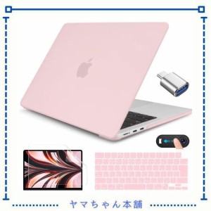 CISSOOK MacBook Air 13.6 インチ 2022 つや消し 淡い ピンク おしゃれ 新型 A2681 M2 チップ 対応 mac book air m2 a2681 カバー baby p