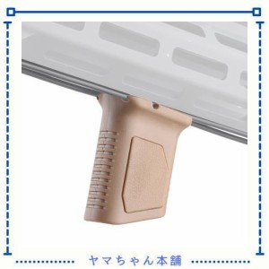 電動ガーンガスブロバークライフル m4 グリップ M-Lok Keymod用ネズミ尾溝フォアグリップナイロン製 (Tan)