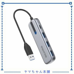 GIISSMO USB ハブ 4-IN-1 USB ハブ 変換アダプタ 5Gbps高速データ転送 USB-A 3.0ポート×3 USB-C×1 バスパワー 最新MacBook Pro/MacBook