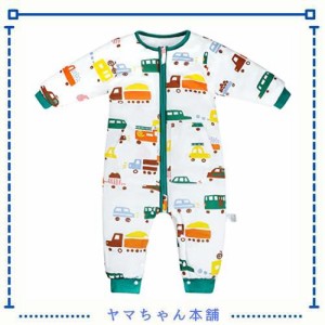 [MOEMOE BABY] スリーパー赤ちゃん 冬 2.5Tog ベビー寝袋脚付き 綿 通気性 ベビースリープサック ベビースリーピングバッグ 長袖 柔らか