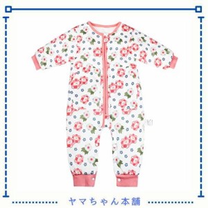 [MOEMOE BABY] スリーパー赤ちゃん 冬 2.5Tog ベビー寝袋脚付き 綿 通気性 ベビースリープサック ベビースリーピングバッグ 長袖 柔らか