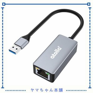 atolla Switch 有線LANアダプター USB LAN 変換アダプター USB To RJ45 1Gbps高速通信 USB3.0 LANアダプター ギガビットイーサネット LAN