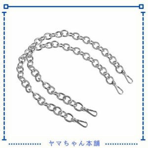 Beaulegan ショルダーストラップ バッグチェーン 持ち手チェーンストラップ - バッグ ＆ 小物 用交換用ハンドル60cm （銀）