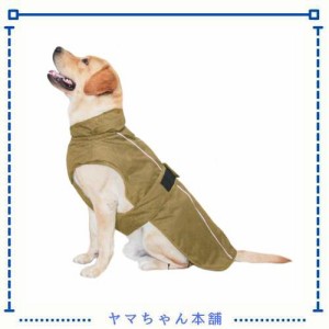 MAMORE 犬服 防寒着 防水 ジャケットベスト ペット服 一体型綿入れ 袖なし コート秋冬服 ダウン 小中型犬 大型犬 夜間反射？防風 防寒 着