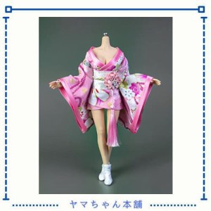 1/6素体服 女性プリント着物浴衣服モデルフィット 12 インチアクションフィギュアボディ人形