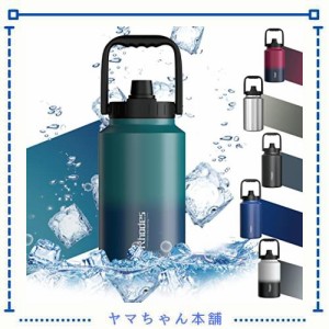 大容量 キャンプ 水筒 2リットル 3リットル, 直飲み ウォータージャグ, ステンレスボトル,炭酸 ボトル, 真空二重構造, キャンプ 筒 4000m