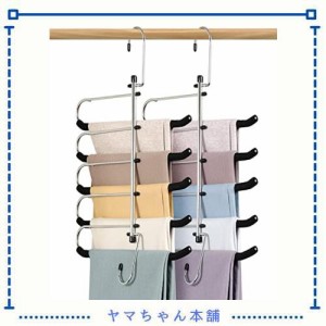 Hangerspace ズボンハンガー スラックスハンガー ハンガー ズボン収納 ステンレス すべらない 省スペース かたくずれ防止 ズボン掛け ク