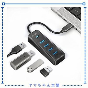 iDsonix usb c ハブ 3.0 4ポート usb hub 小型 増設 5Gbps高速転送 バスパワー コンパクト ノートPC対応 Mac OS/Windows/Android/Linux対