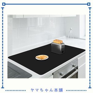 Aechy 調理台保護マット シリコンマット 特大 90×60cm キッチンカウンターマット カット可能 厚さ2mm 滑り止め 耐熱 傷防止 防水 吸音 