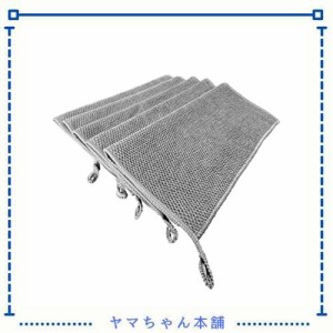 Venivici ふきん マイクロファイバー 雑巾 5枚 30×30cm ぞうきん キッチンタオル 布巾 台拭き 食器拭き 手拭き用 吸水ハンドタオル 洗車