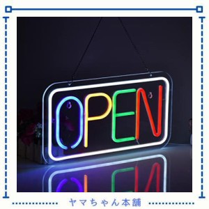 JOMOBUTY OPENネオンサイン LEDオープンネオンライト店看板 店舗インテリア レストラン バー 居酒屋 喫茶店用サイン パーティー装飾 イベ