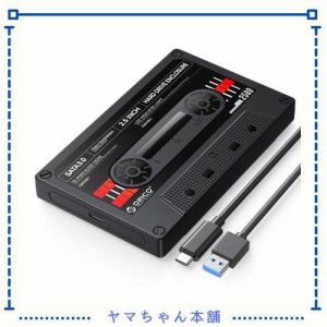 ORICO 2.5インチ HDD ケース USB C 3.2 Gen 1-SATA III コンピュータ HDD ケース 7/9.5mm HDD SSD 対応 ポータブル 外付けハードディスク