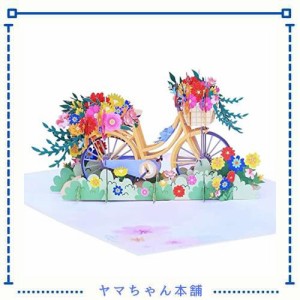 グリーティングカード 立体花 バースデーカード 3D誕生日カード おしゃれ ポップアップカード 飛び出すメッセージカード 結婚 出産祝い 