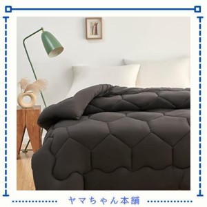 Matdeco 掛け布団 セミダブル 合い掛け布団 春秋向き 洗える かけ布団 シングル 【更に暖かい31マス立体キルト】 SEK抗菌防臭認証 防ダニ