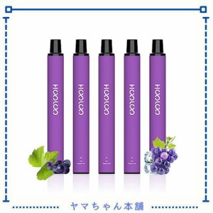 HOOLOO 電子タバコ 使い捨て ベイプ vape 7,500回吸引 24種風味 5本 爆煙 液漏れ防止 シーシャ 持ち運び ベイプ 本体 大容量 水蒸気タバ