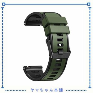 [XYTYJQ] for 腕時計バンド 18mm 20mm 22mm 時計ベルト 2層カラーシリコン製腕時計バンド 防水ベルト 運動腕時計替えベルト （ス工具が要