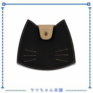 [UpNova] マスクケース 持ち運び かわいい 猫型 抗菌マスクポーチ 2つ折り 3Dマスクケース ねこ マスク収納ケース 携帯用 多用途 収納 便