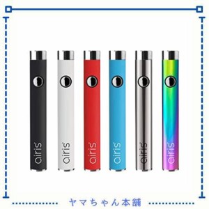 Airistech airis V2.0 Quaser バッテリー 350mAh 510スレッド対応 CBDワックス CBDリキッド mod ヴェポライザー cbd 電子タバコ (black)