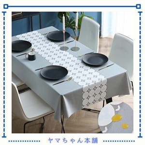 Neskatu テーブルクロス ビニール おしゃれ テーブルカバー 撥水 PVC 長方形 正方形 tablecloth 汚れ防止 防水 防油 北欧 テーブルマット