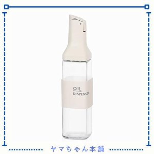 QuiExact オイルボトル 液だれしない 500ml ガラス 醤油差し 調味料入れ 調味料 片手 ビン オイル差し 醤油 酢 詰め替え 料理用 おしゃれ