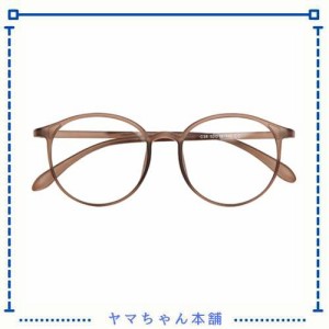 [DOLLGER] ブルーライトカットメガネ メガネ 伊達メガネ 超軽量14g ブルーライトカット眼鏡 度なし 丸メガネ メンズ おしゃれ レディース