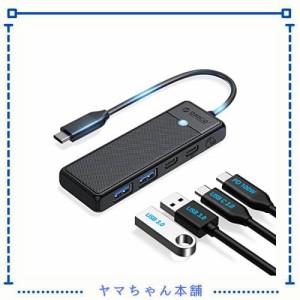 ORICO USB C ハブ 4in1 USBハブ USB C-USB マルチポート 100W Type-C ポート USB-C データ ポート USB 3.0 データ ポート*2 MacBook Pro 