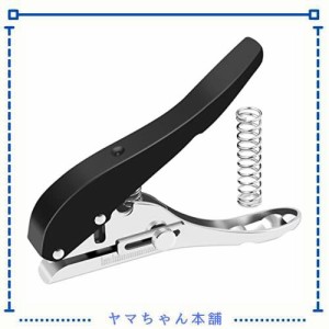 Shuiling 穴あけパンチ 10mm 丸 クラフトパンチ ルーズリーフパンチ 穴開けパンチ シングルパンチ 最大同時切断 15〜20枚のA4用紙