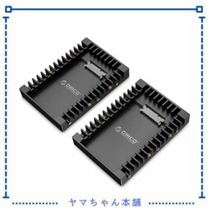 ORICO 2.5 → 3.5変換 2.5インチ HDD / SSD 変換マウンタ SATAインターフェース内蔵 HDDケース 3.5インチ 変換ブラケット ネジ付き ブラ