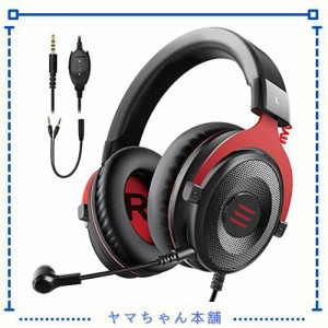 EKSA ゲーミングヘッドセット PC用ゲーミングヘッドホンマイク付きノイズキャンセリング PS4ゲーミングへっどセット PS5/PC/Xbox One/ラ