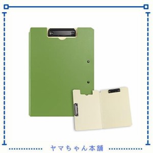 Costowns 二つ折り ダブルクリップファイル 横型 縦型クリップ バインダー クリップボード A3 A4 120枚A4資料用紙が収納可 360°折り畳み