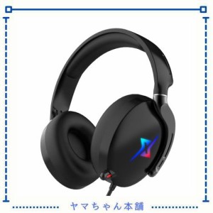 targealゲーミングヘッドセット,マイク付き, PC、PS4、PS5、Switch、Xbox One、Xbox Series X|S-3.5mm Jack Gamerイヤホン,ノイズキャン
