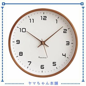 掛け時計 おしゃれ かわいい 木枠 静音 壁掛け 時計 北欧風 大数字 見やすい 連続秒針 モダン シンプル 人気 アナログ 時計 リビングルー