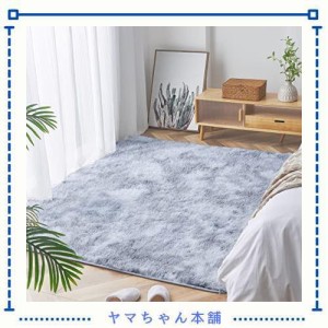 Topfinel カーペット 2畳 160x200cm グレー 滑り止め ペット 極厚 カーペット クリーナー 付き 防音カーペット ラグ カーペット 通年 北