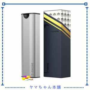 T-ENGINE ピルケース 1週間 アルミ合金製 1日1回 大容量 抗菌防湿 薬ケース 携帯用 サプリメントケース 飲み忘れ防止 薬入れ くすり整理 