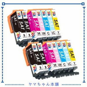 エプソン 対応 SAT-6CL サツマイモ Epson互換インク 14本セット (4BK/2C/2M/2Y/2LC/2LM) Epson 用 さつまいも インク SAT 互換インクカー