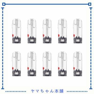 ECOCCO 電子タバコ カートリッジ 注入用アトマイザー 互換ポッド モデル2対応 爆煙 10個入り (リキッドなし*10)