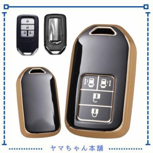 [SANRILY] スマート キーケース キーカバー キー保護 キーホルダー ホンダ向けの ヴェゼル ステップワゴン スパーダ スマピタ ハード 新