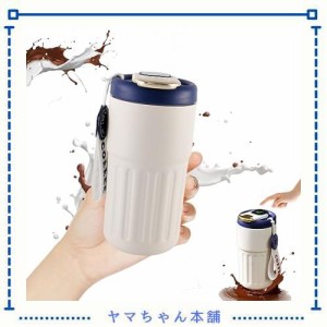 DZANNC コーヒー魔法瓶、大容量 水筒 真空断熱 タンブラー おしゃれ ステンレス 携帯 コーヒーカップ 450ML コーヒー 魔法瓶 タンブラー 