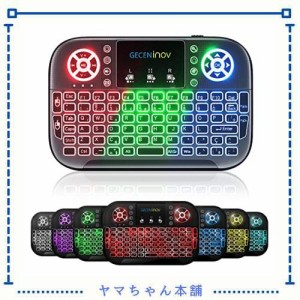 ミニ キーボードMini Bluetooth keyboard タッチパッド搭載 Bluetoothキーボードマウス 一体型 無線 USB レシーバー付き Android/IOS/パ