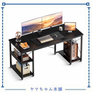 ODK パソコンデスク ゲーミングデスク 机 pcデスク 幅140cm ラック付きデスク CPUシェルフ付き desk ?子 ？？? ワークデスク ゲームデス