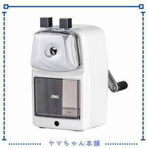 deli 鉛筆削り 高級な手動式削鉛筆機コレクション！使いやすくて便利クリーム色0620