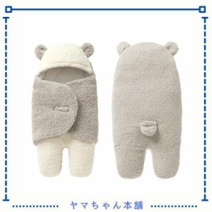 MOONMN ベビーおくるみ 赤ちゃんおくるみ 新生児おくるみ ベビー服 ベビー寝袋 出掛け 見た目は可愛い 冬 新生児着ぐるみ 抱っこ布団 足